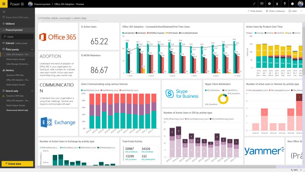 Power BI دارای چندین مؤلفه است، که به کاربران کمک می‌کند تا گزارش‌ها را ایجاد و به اشتراک بگذارند. همچنین اجزا و ابزارهای مختلفی دارد که در ادامه اصلی‌ترین آن‌ها را بررسی می‌کنیم: