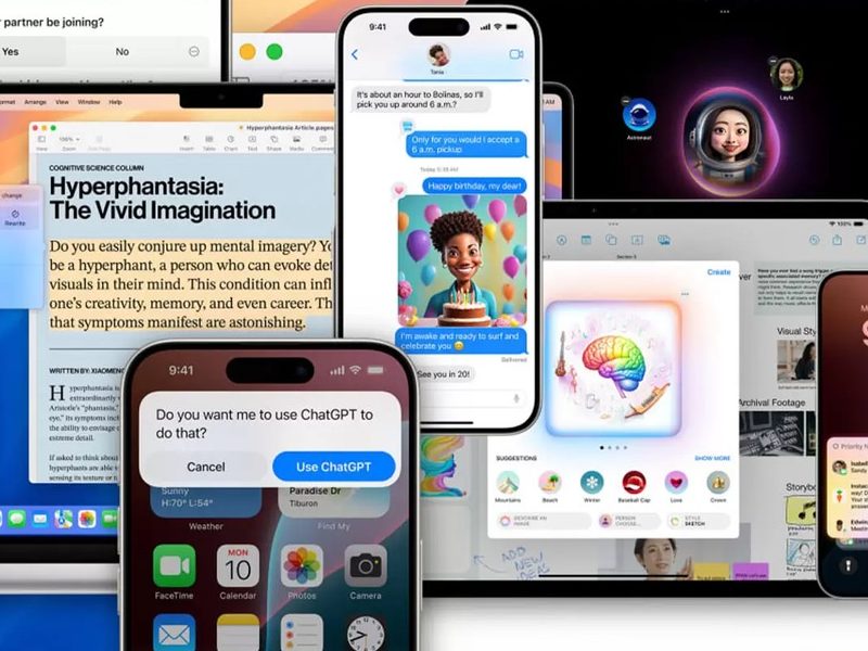 هوش مصنوعی اپل و قابلیت clean up تصاویر در ios 18.1