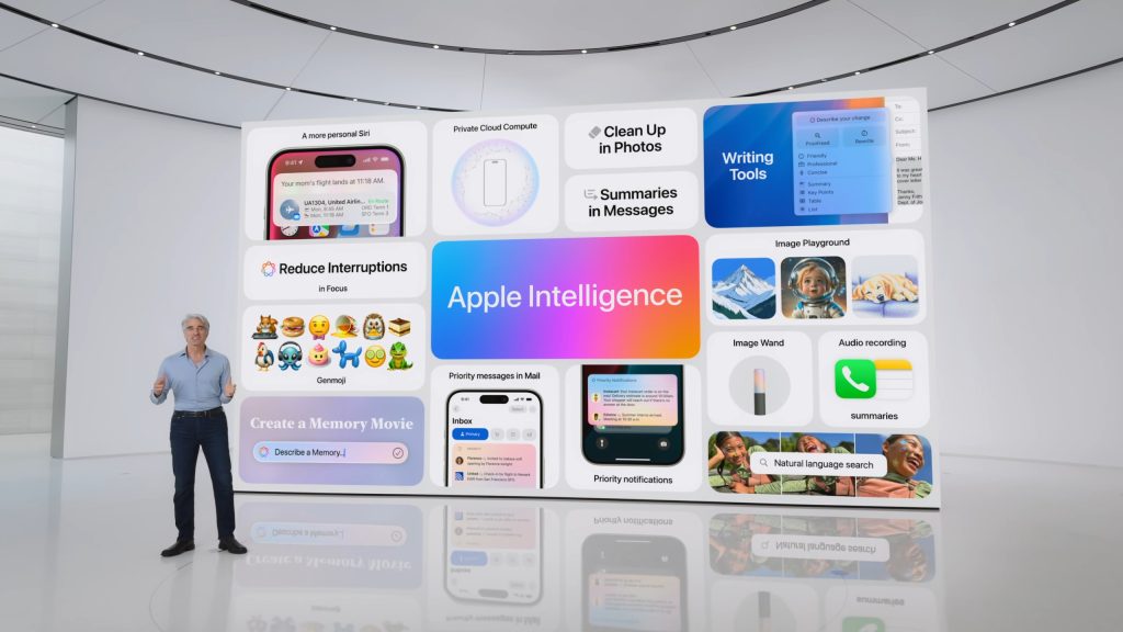 نسخه iOS 18.1 با هوش مصنوعی اپل، ویژگی جدیدی به نام پاک‌سازی (Clean Up) به اپلیکیشن عکس‌ها اضافه کرد؛ که می‌تواند به سرعت اشیا و افراد را از تصاویر حذف کند.